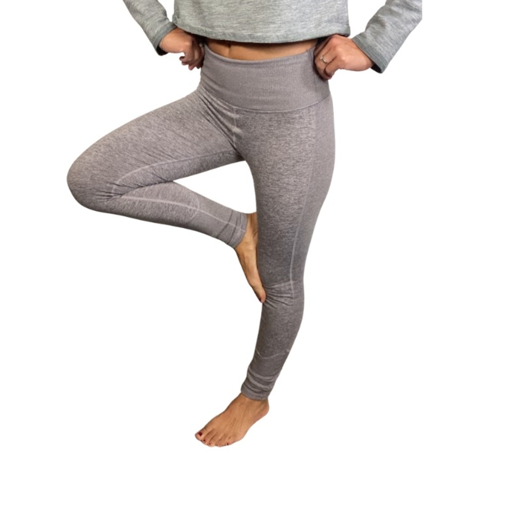 Heathered Lavender Leggings Activewear Yoga Small